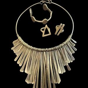 One of a Kind Bronze Jewelry Set